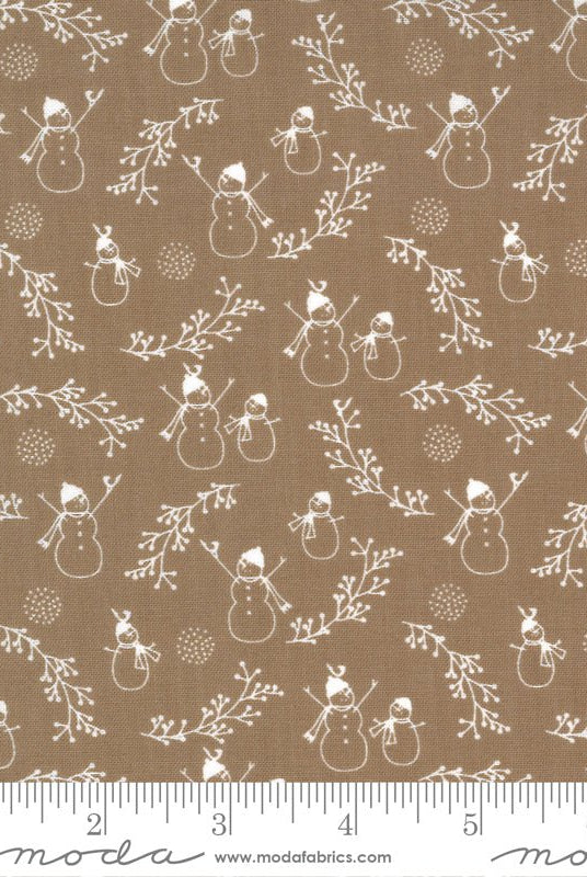 Crystal Lane Nutmeg 2982 20 Moda 1 - Boho Fabrics - Quilting Cotton, Woven