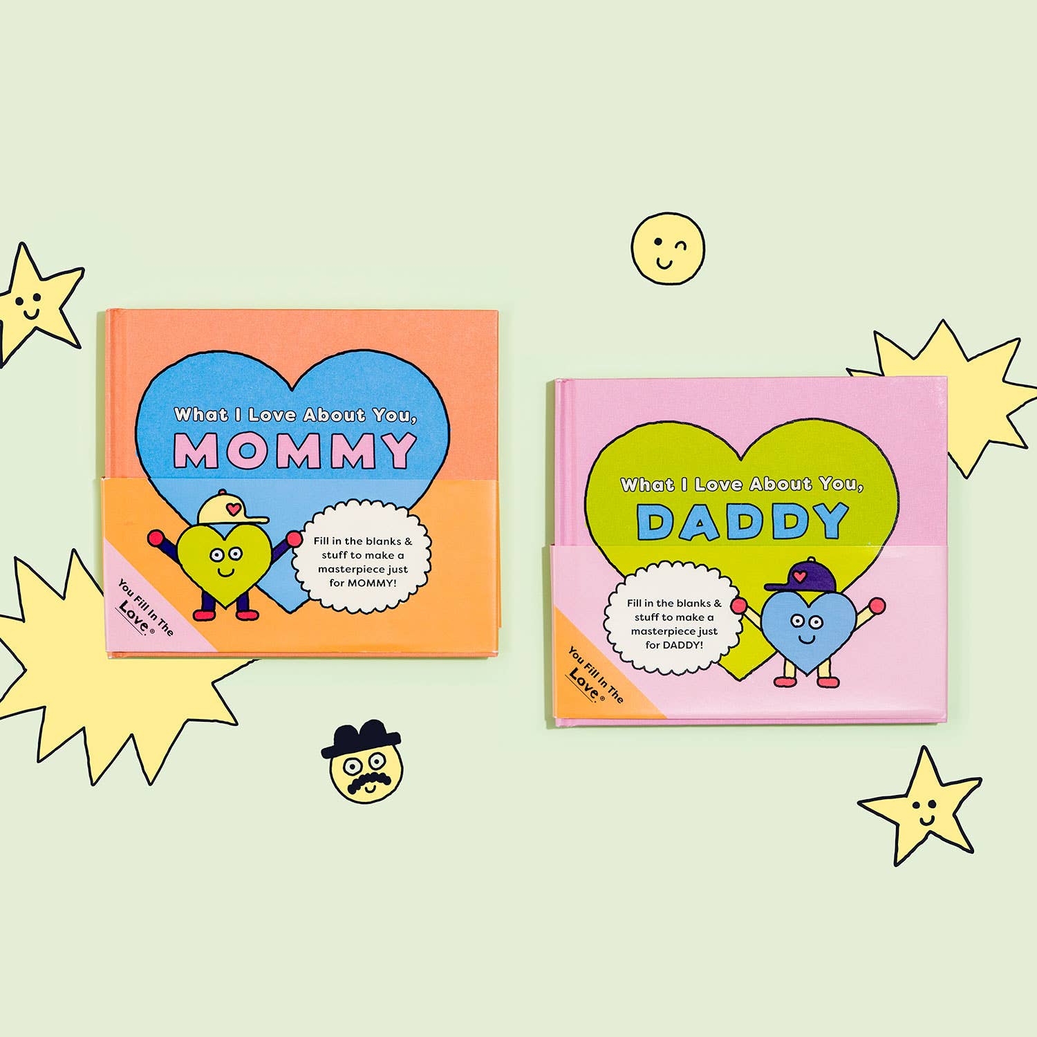 Daddy Fill in the Love Book (Pre - Order) - Boho Fabrics - Book