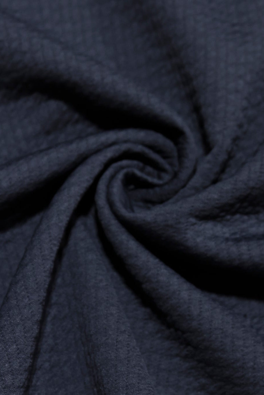 Dark Navy, Polartec Power Air. Insulating Eco-Friendly, Performance Knit Fabric - Boho Fabrics - Performance Fabrics