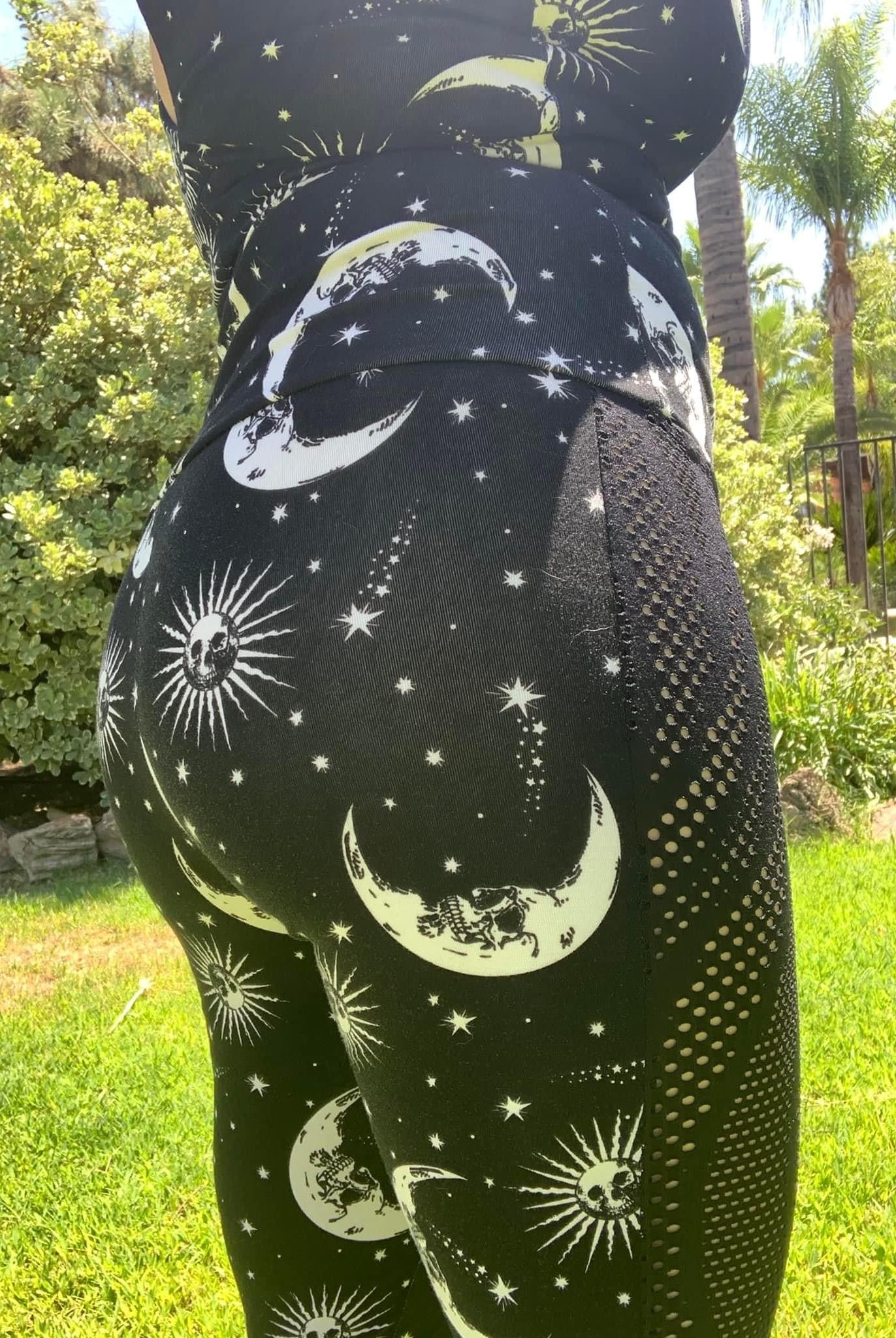 Dead of Night, Cotton Spandex Print. - Boho Fabrics