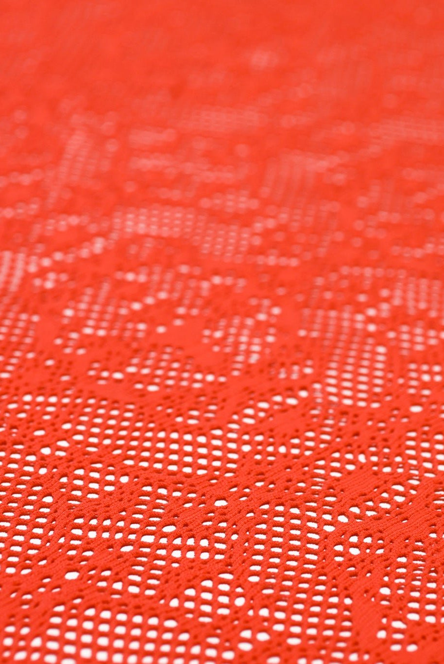 Desert Relic in Burnt Orange, Stretch Lace Fabric - Boho Fabrics - Stretch Lace Fabric