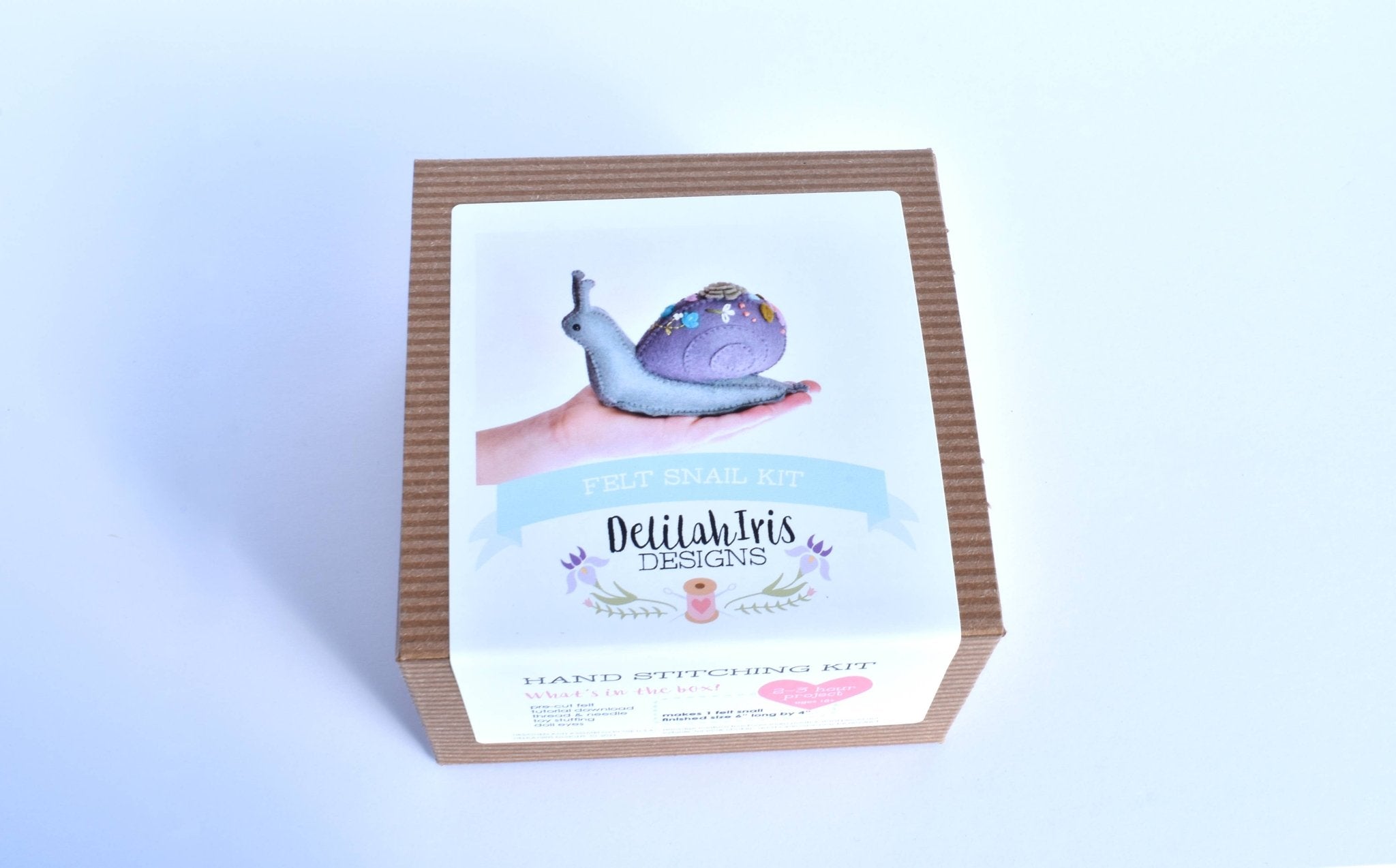 DIY Felt Snail Sewing Craft Kit - Boho Fabrics -