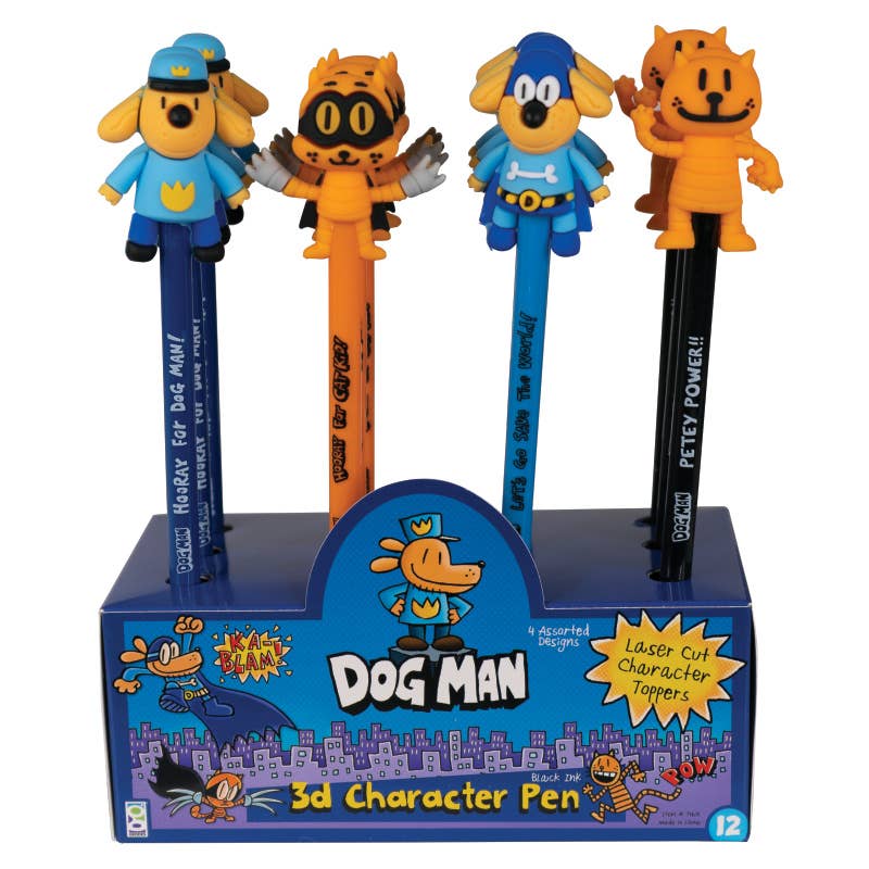 Dog Man Character Pen - Boho Fabrics -