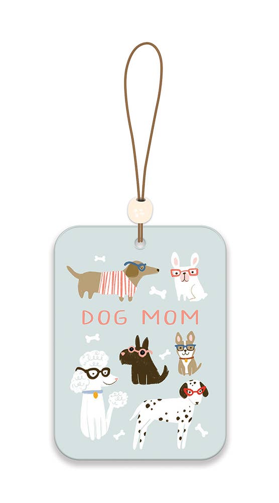 Dog Mom Car Air Freshener - Pack of 2 - Boho Fabrics -