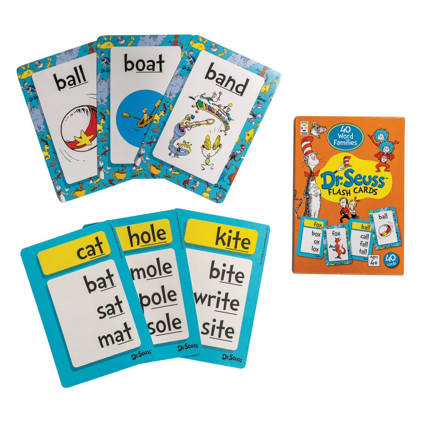 DR. SEUSS™ ASSORTED FLASH CARDS - Boho Fabrics -