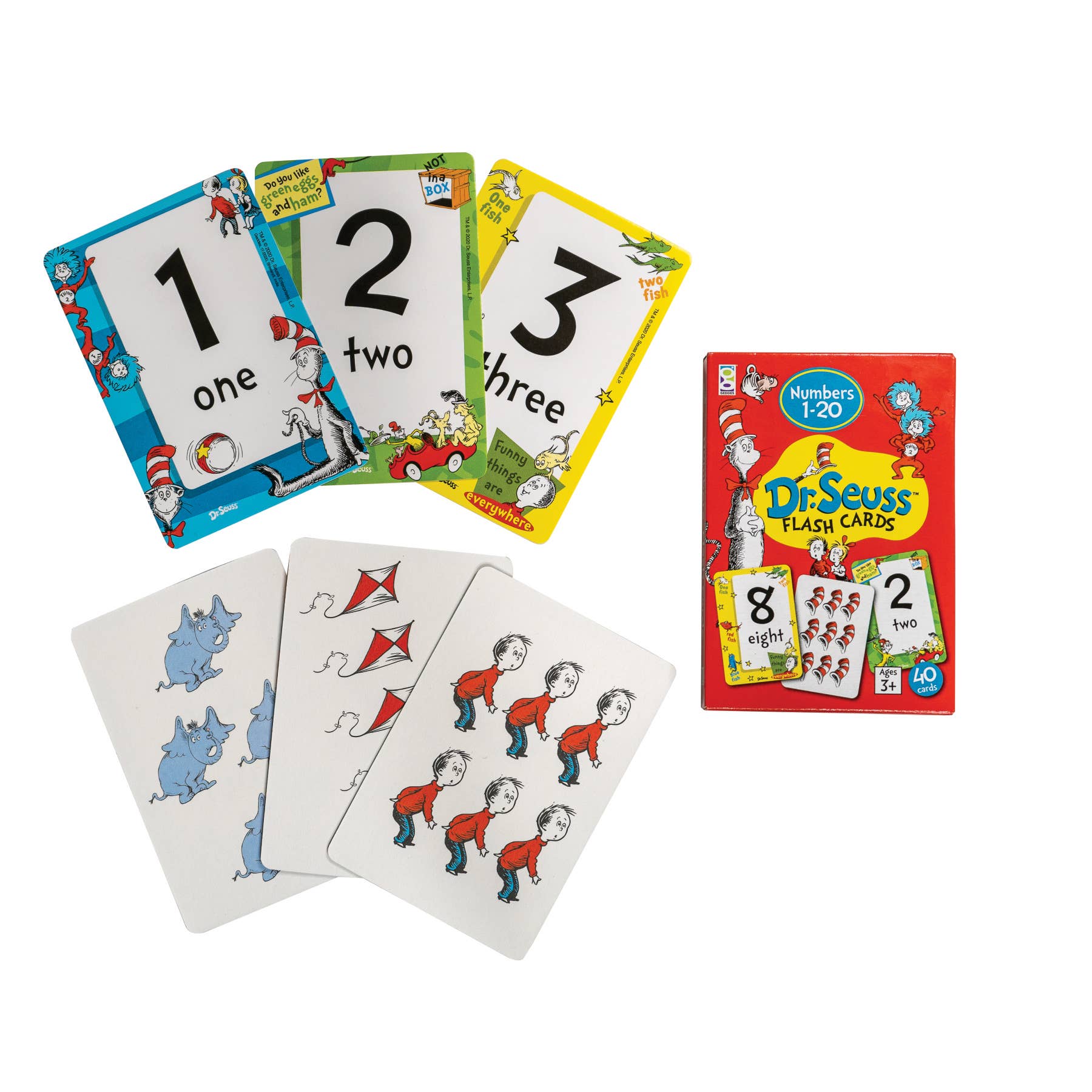 DR. SEUSS™ ASSORTED FLASH CARDS - Boho Fabrics -