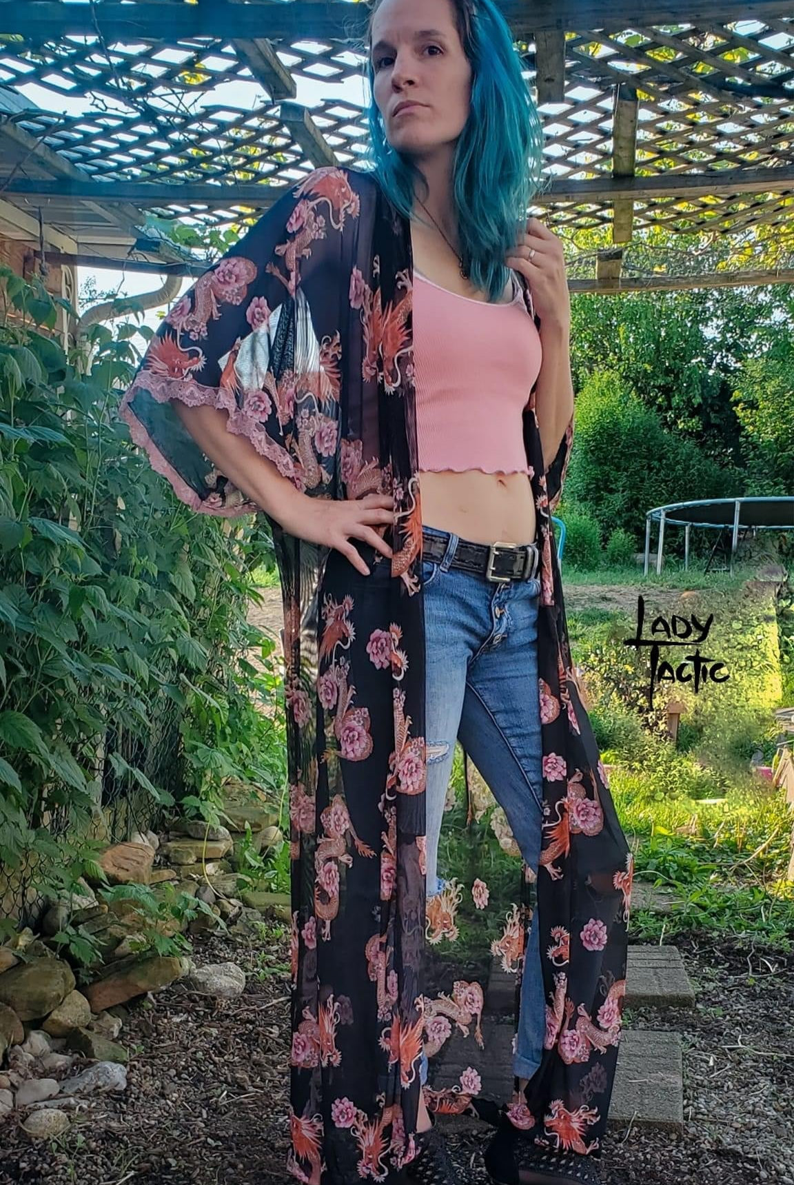 Dragon's Lair, Stretch Mesh Printed Fabric. - Boho Fabrics