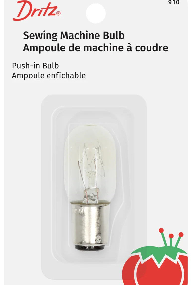 Dritz 910 Sewing Machine Bulb - Push - In Bulb - Boho Fabrics - Sewing Needles