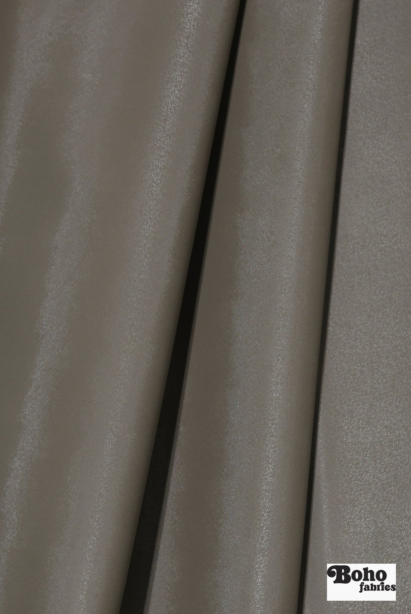 Dusty Gray Faux Leather Upholstery Fabric with Embossed Fur Texture - Boho Fabrics - Home Dec. & Upholstery Fabric