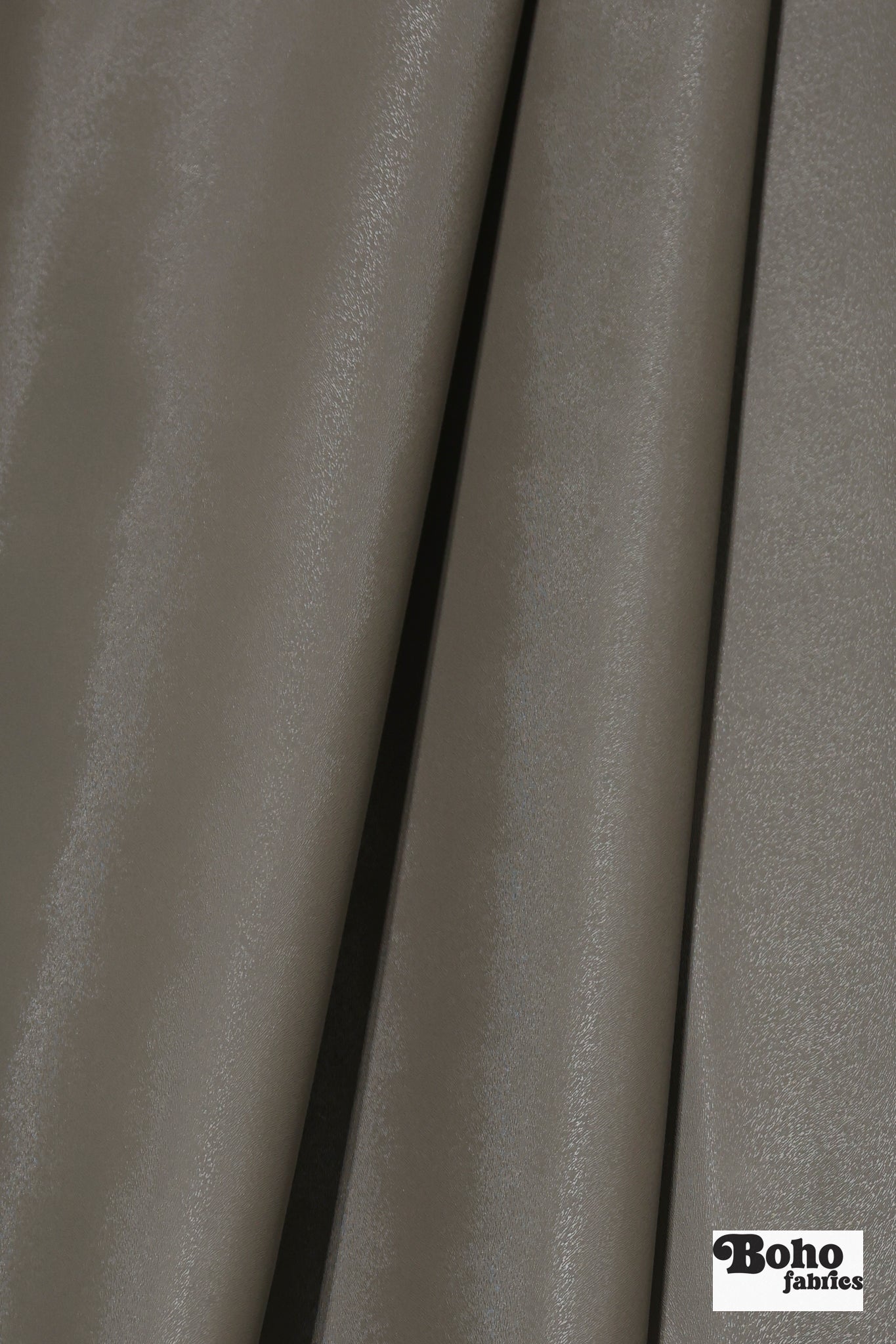 Dusty Gray Faux Leather Upholstery Fabric with Embossed Fur Texture - Boho Fabrics - Home Dec. & Upholstery Fabric