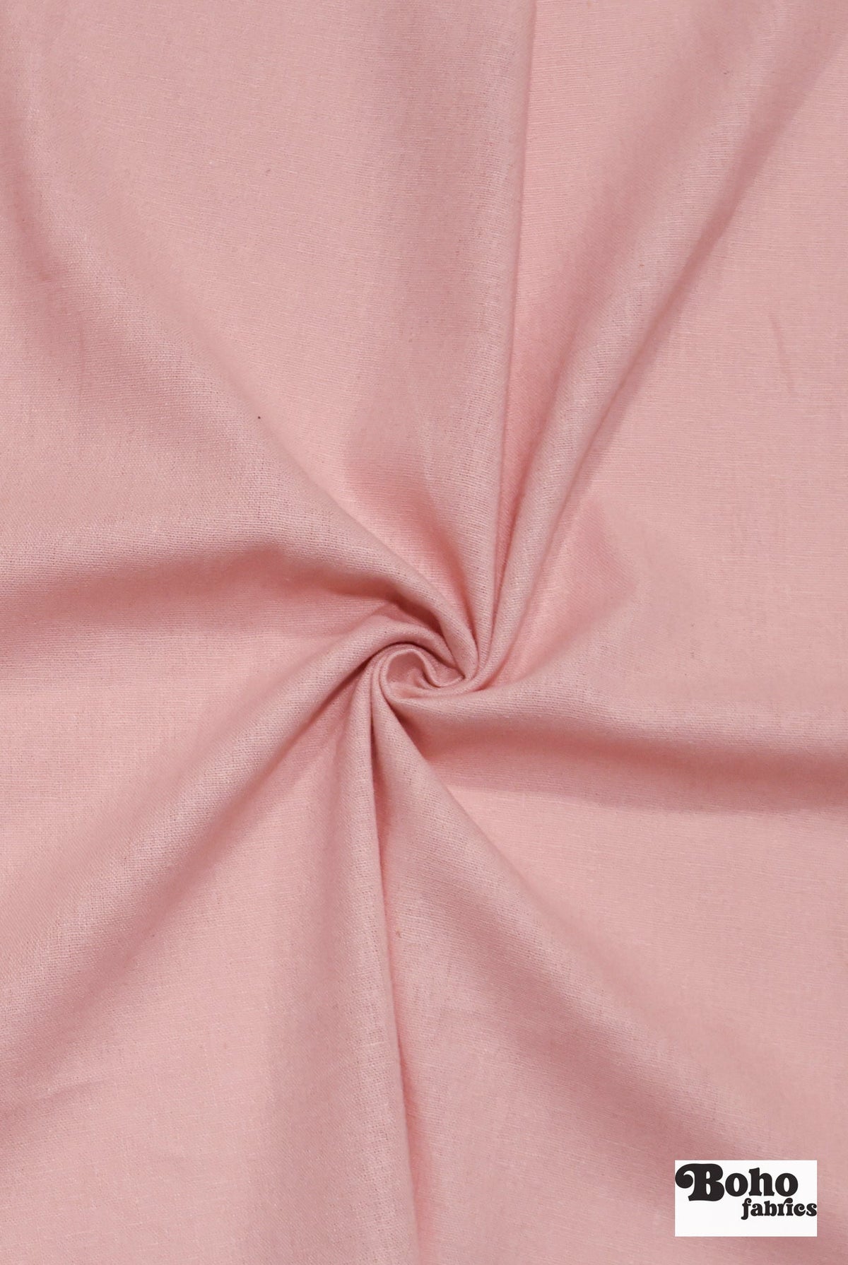 Dusty Pink Linen Woven Fabric - Boho Fabrics - Linen, Woven