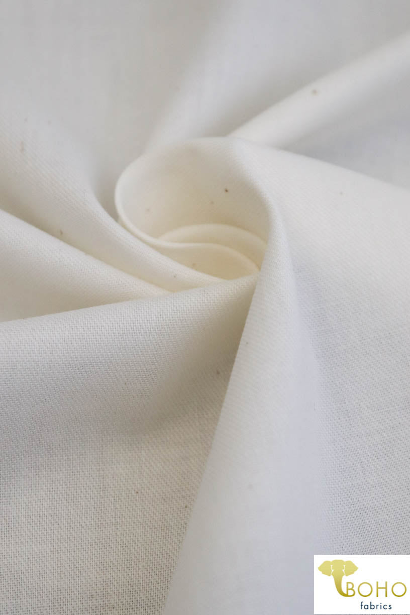 Eggshell Lightweight Twill Poly Woven. WV-156 - Boho Fabrics