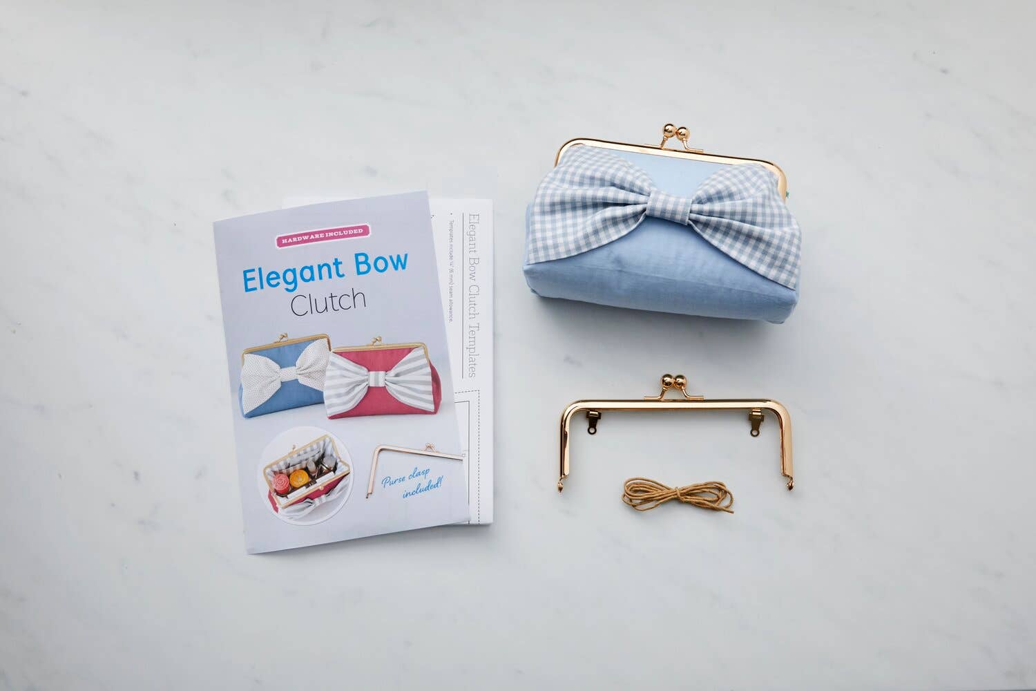Elegant Bow Clutch (ZW2675) - Boho Fabrics -