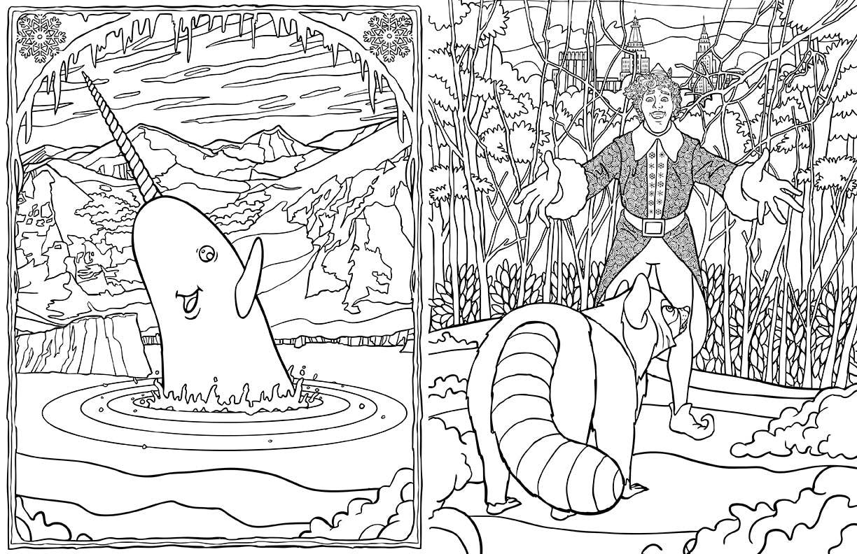 Elf: The Official Coloring Book (SALE!) - Boho Fabrics -