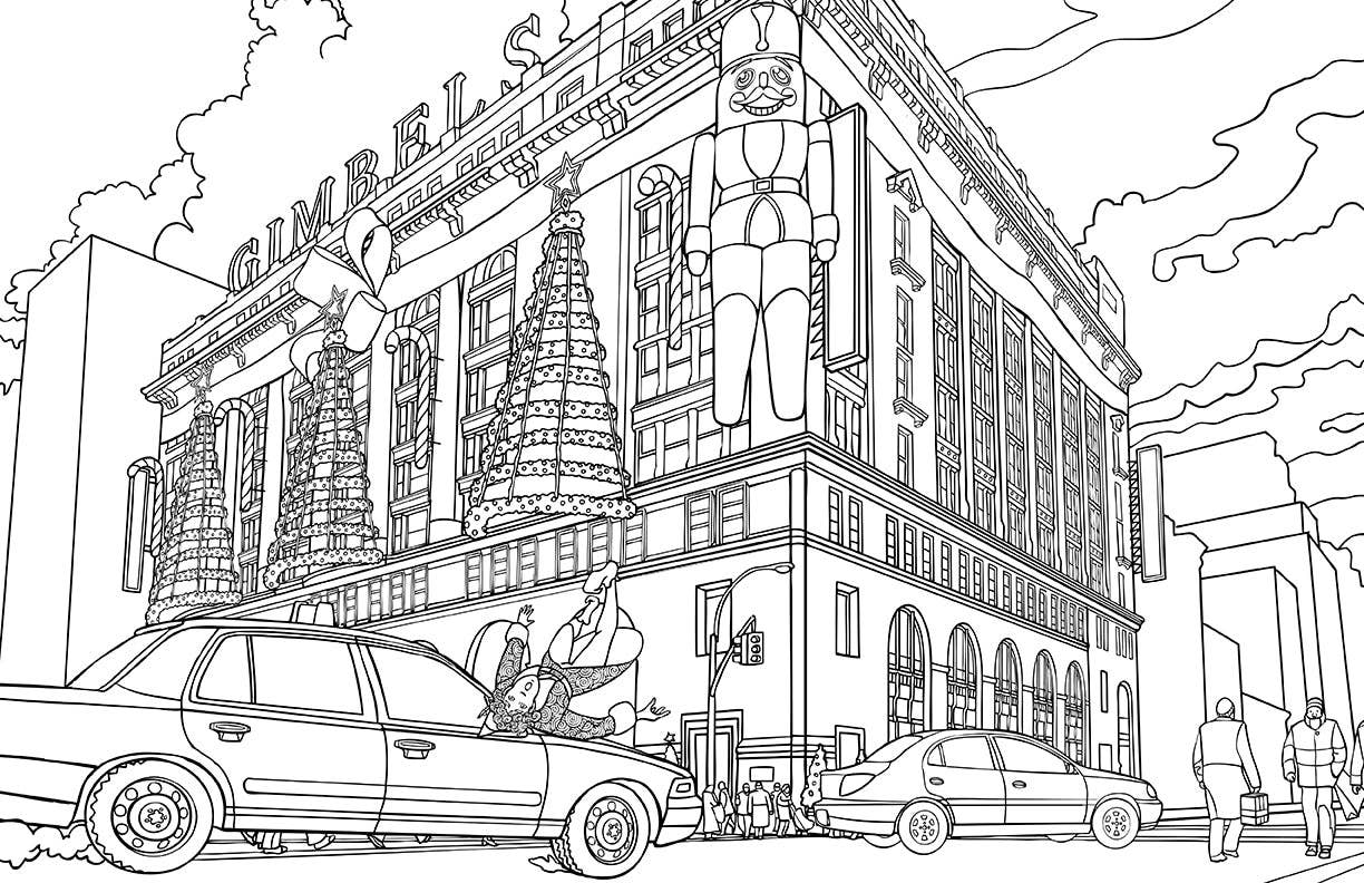 Elf: The Official Coloring Book (SALE!) - Boho Fabrics -