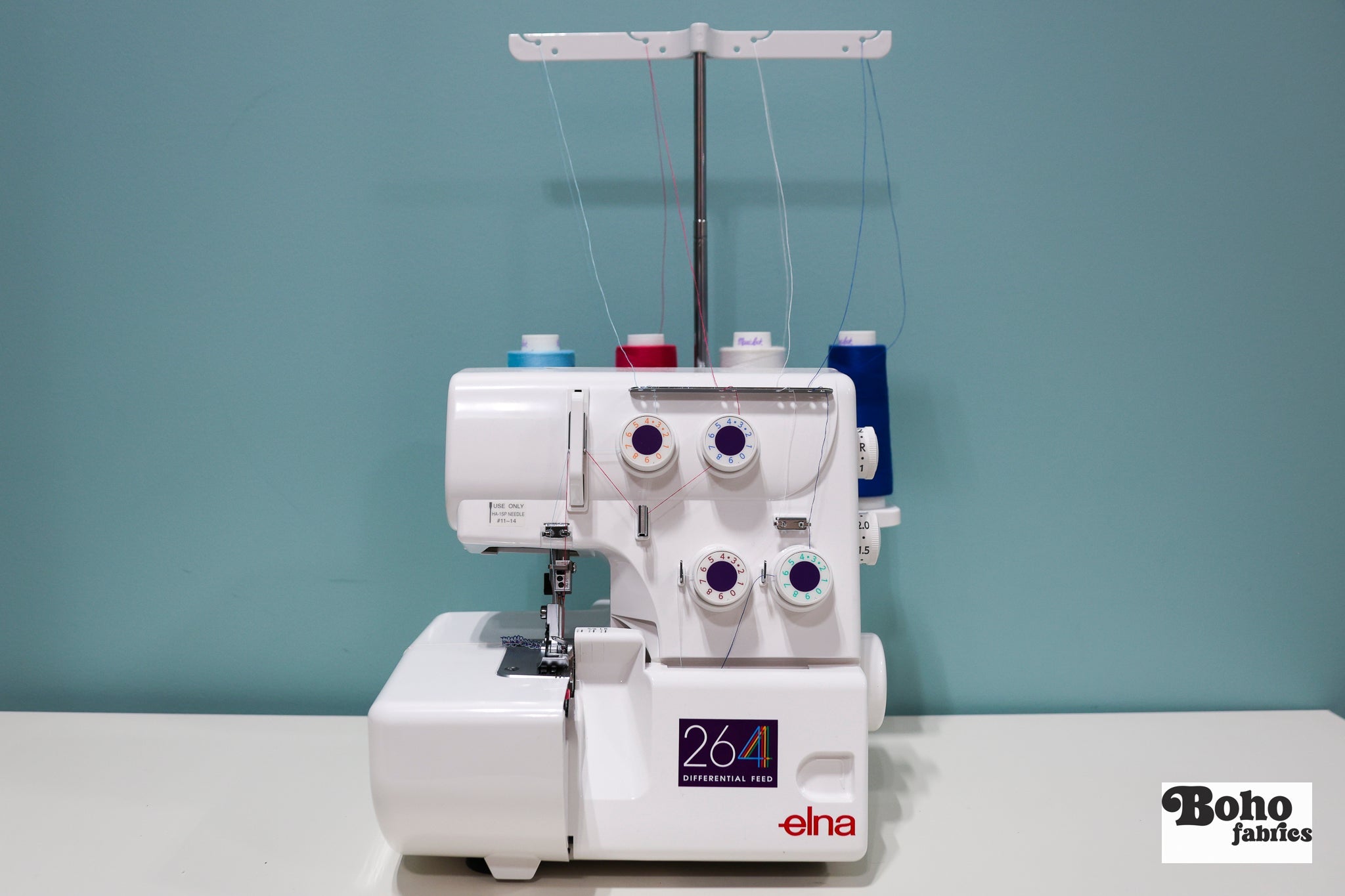 Elna eXtend 264 Serger - Boho Fabrics - Sewing Machines