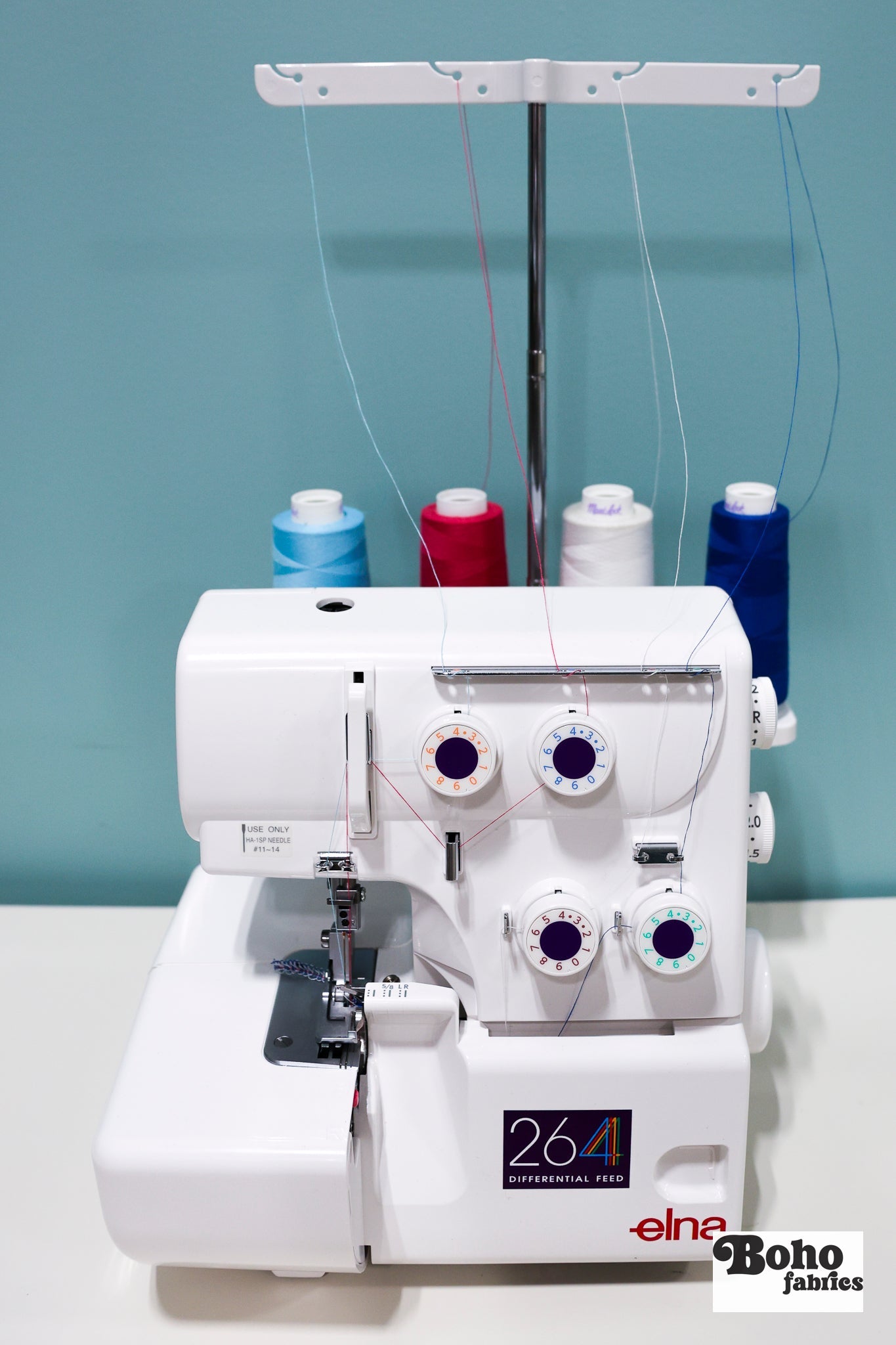 Elna eXtend 264 Serger - Boho Fabrics - Sewing Machines