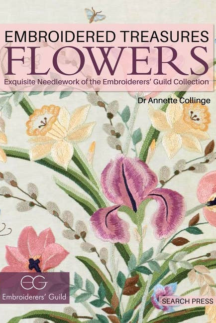 Embroidered Treasures: Flowers - Boho Fabrics - Books