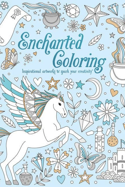 Enchanted Coloring: Inspirational Artworks For Creativity - Boho Fabrics - Books