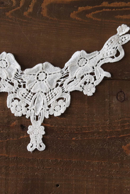 Enchanted Florals Ivory Applique. Style #FA-19 - Boho Fabrics