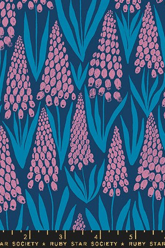 Endpaper Bluebell RS6041 16 Ruby Star1 - Boho Fabrics - Quilting Cotton, Woven