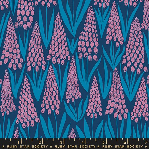 Endpaper Bluebell RS6041 16 Ruby Star1 - Boho Fabrics - Quilting Cotton, Woven