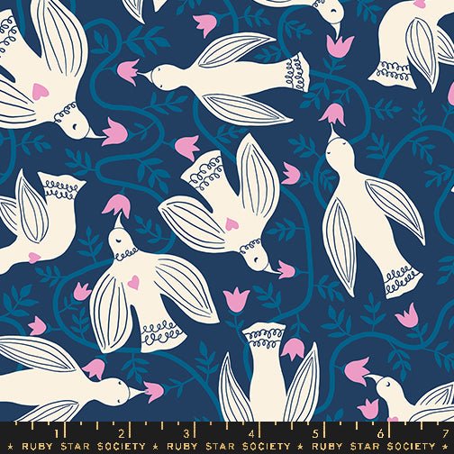 Endpaper Canvas Smoke RS6048 16L Ruby Star1 - Boho Fabrics - Canvas Fabric