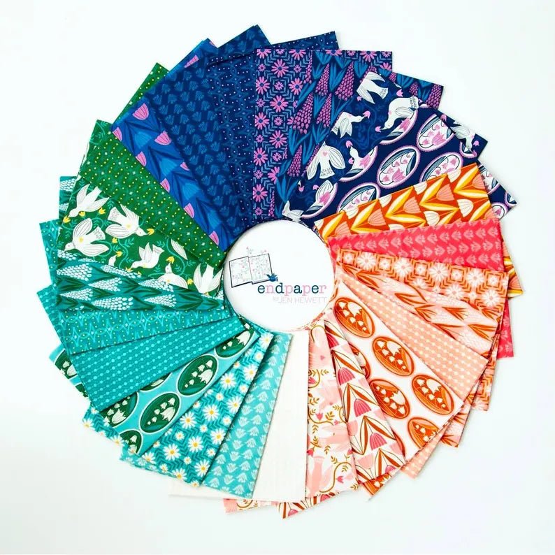 Endpaper Watercress RS6047 15 Ruby Star1 - Boho Fabrics - Quilting Cotton, Woven