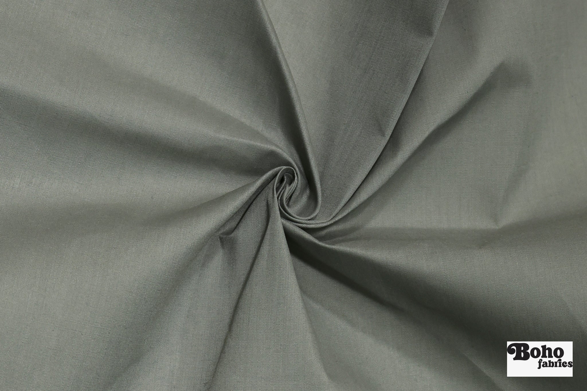 Etch Gray, Deadstock Cotton Canvas Woven Fabric - Boho Fabrics - Canvas Fabric