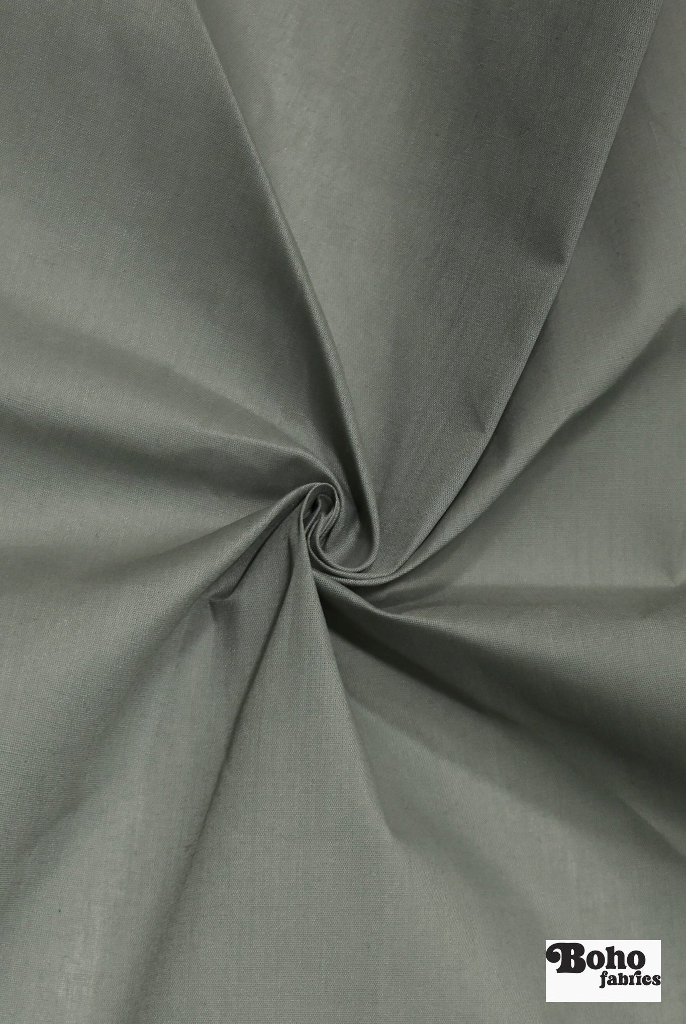Etch Gray, Deadstock Cotton Canvas Woven Fabric - Boho Fabrics - Canvas Fabric