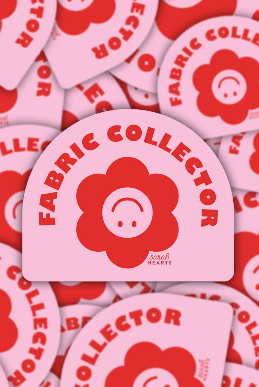 Fabric Collector Sticker - Boho Fabrics -