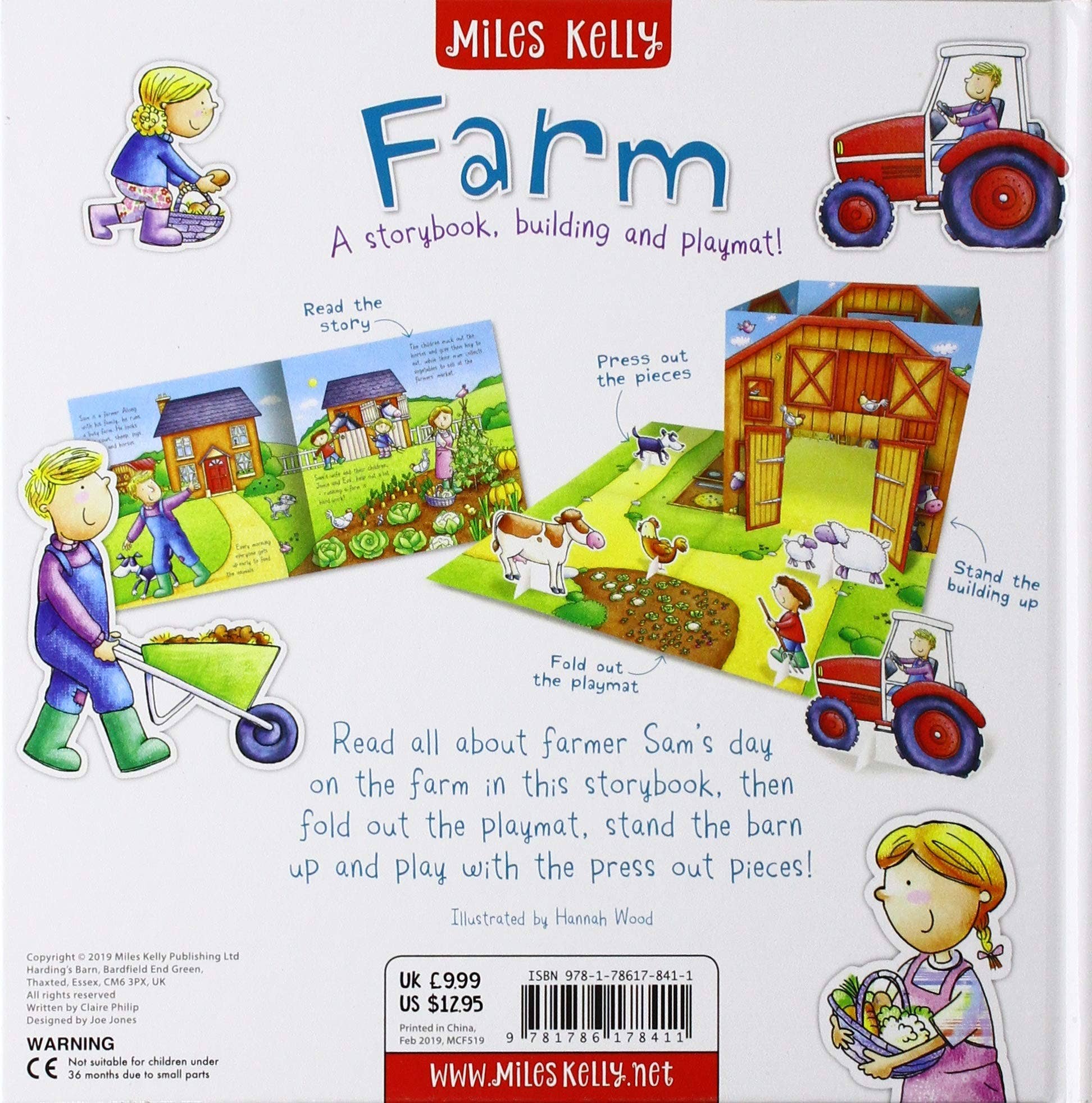 Farm (Mini Convertible Playbook) - Boho Fabrics - Books