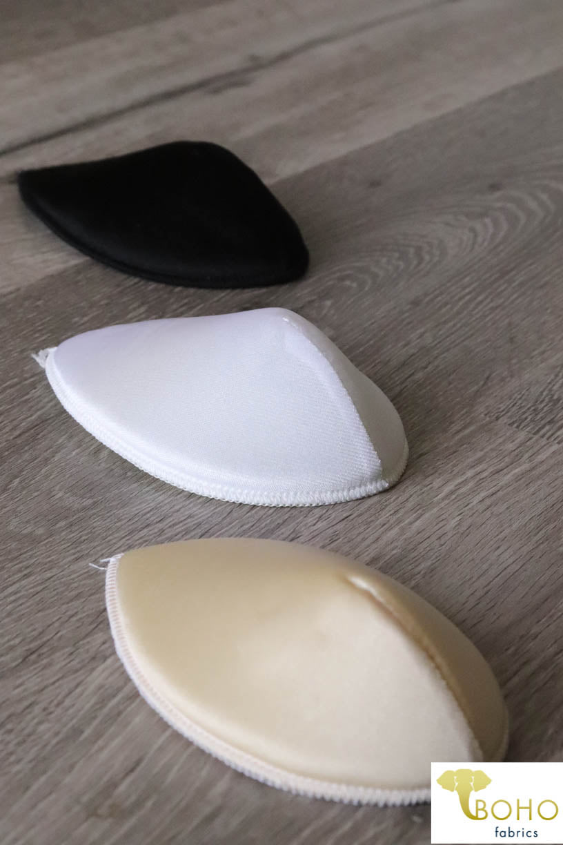 Femme Form, Premium Teardrop Push-Up Bra Contour Pads. Made in USA. Sold As Pair. - Boho Fabrics