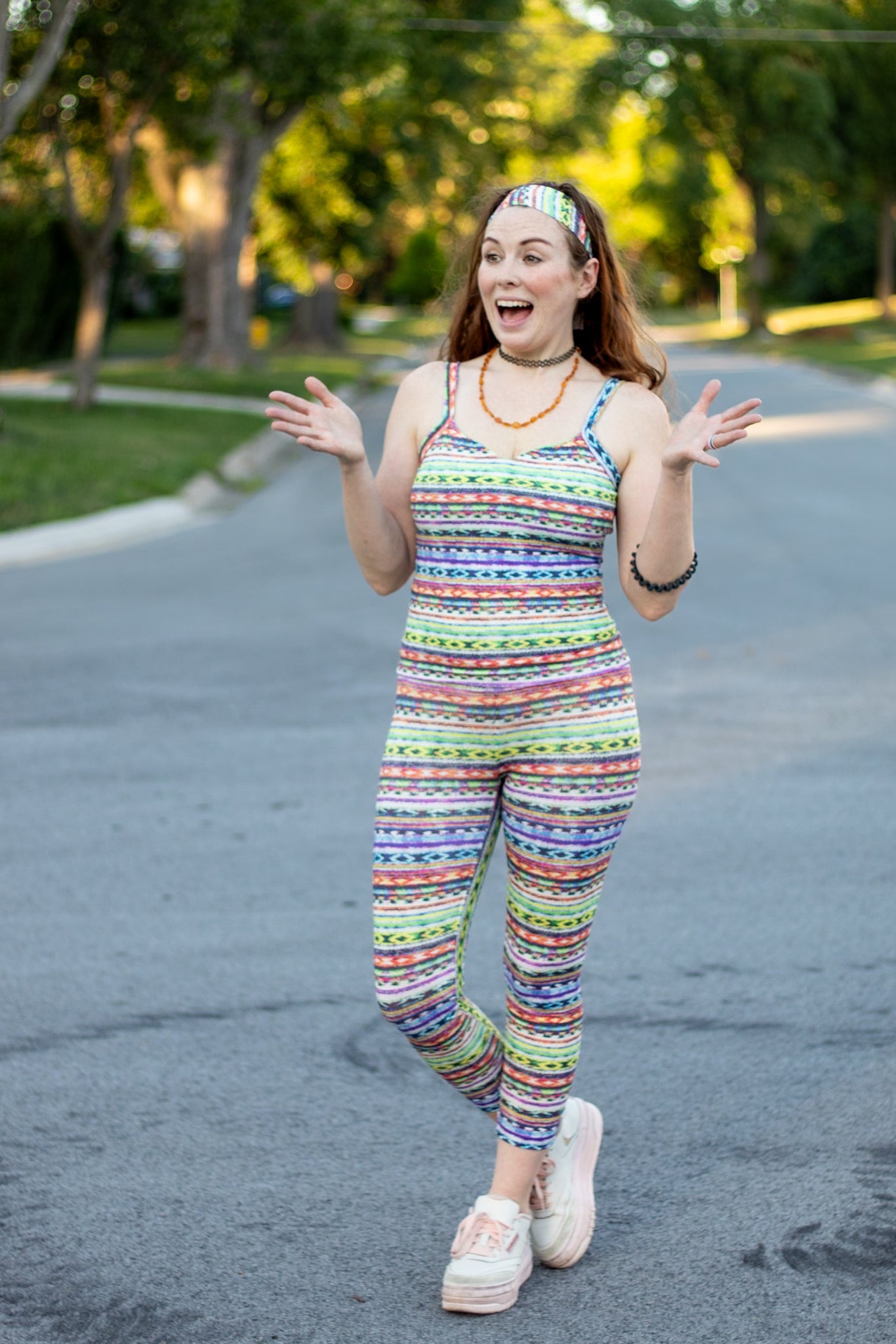 Festival Stripe, Swim Knit Fabric - Boho Fabrics - Swim Knit, Printed Fabric