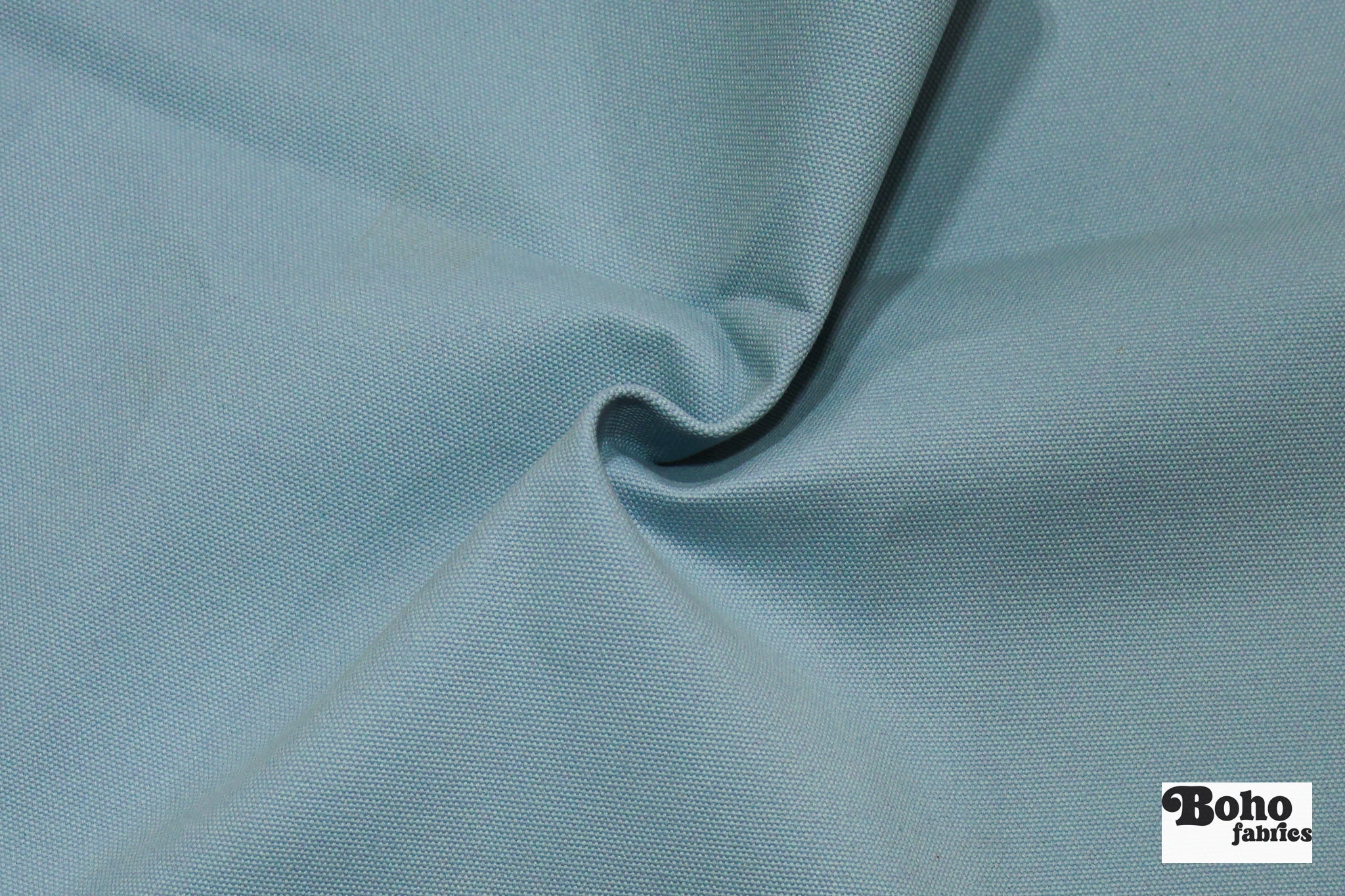 Festoon Aqua, Deadstock Cotton Duck Canvas Woven Fabric - Boho Fabrics - Canvas Fabric