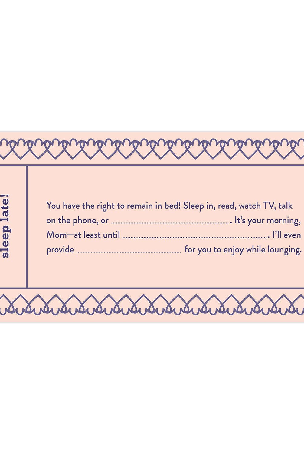 Fill in the Love® Mom Vouchers - Boho Fabrics - Stationary
