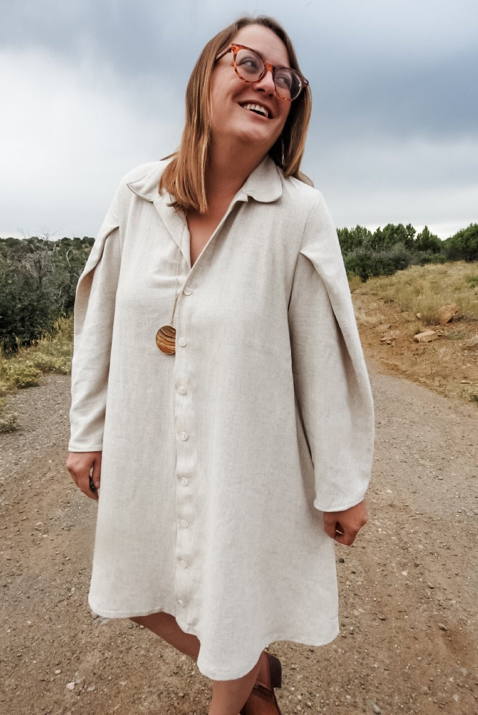 Flax Seed, Linen Woven - Boho Fabrics - Linen, Woven