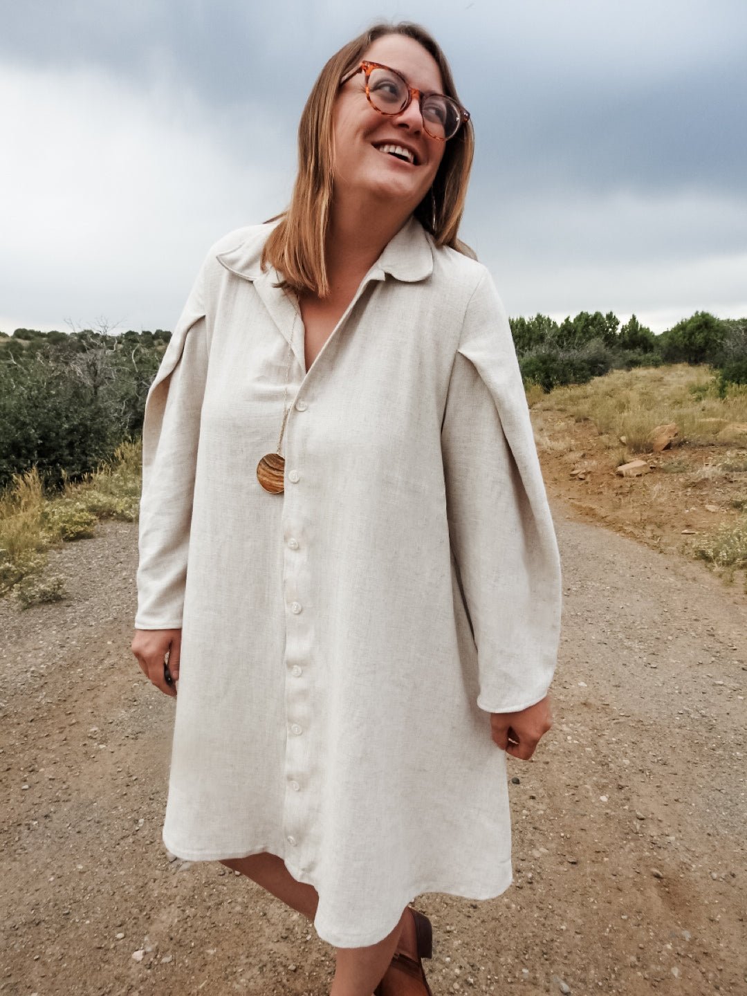 Flax Seed, Linen Woven - Boho Fabrics - Linen, Woven