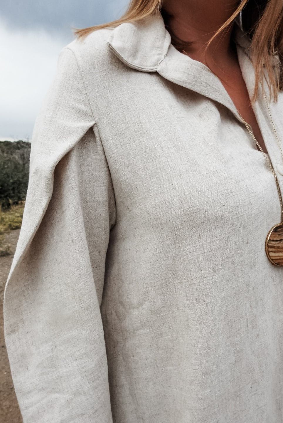 Flax Seed, Linen Woven - Boho Fabrics - Linen, Woven