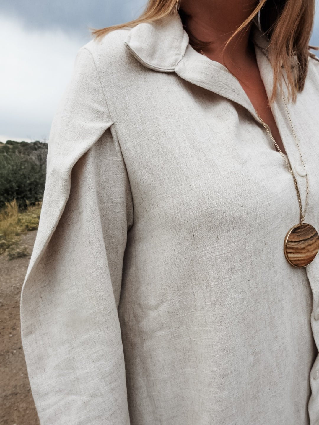 Flax Seed, Linen Woven - Boho Fabrics - Linen, Woven