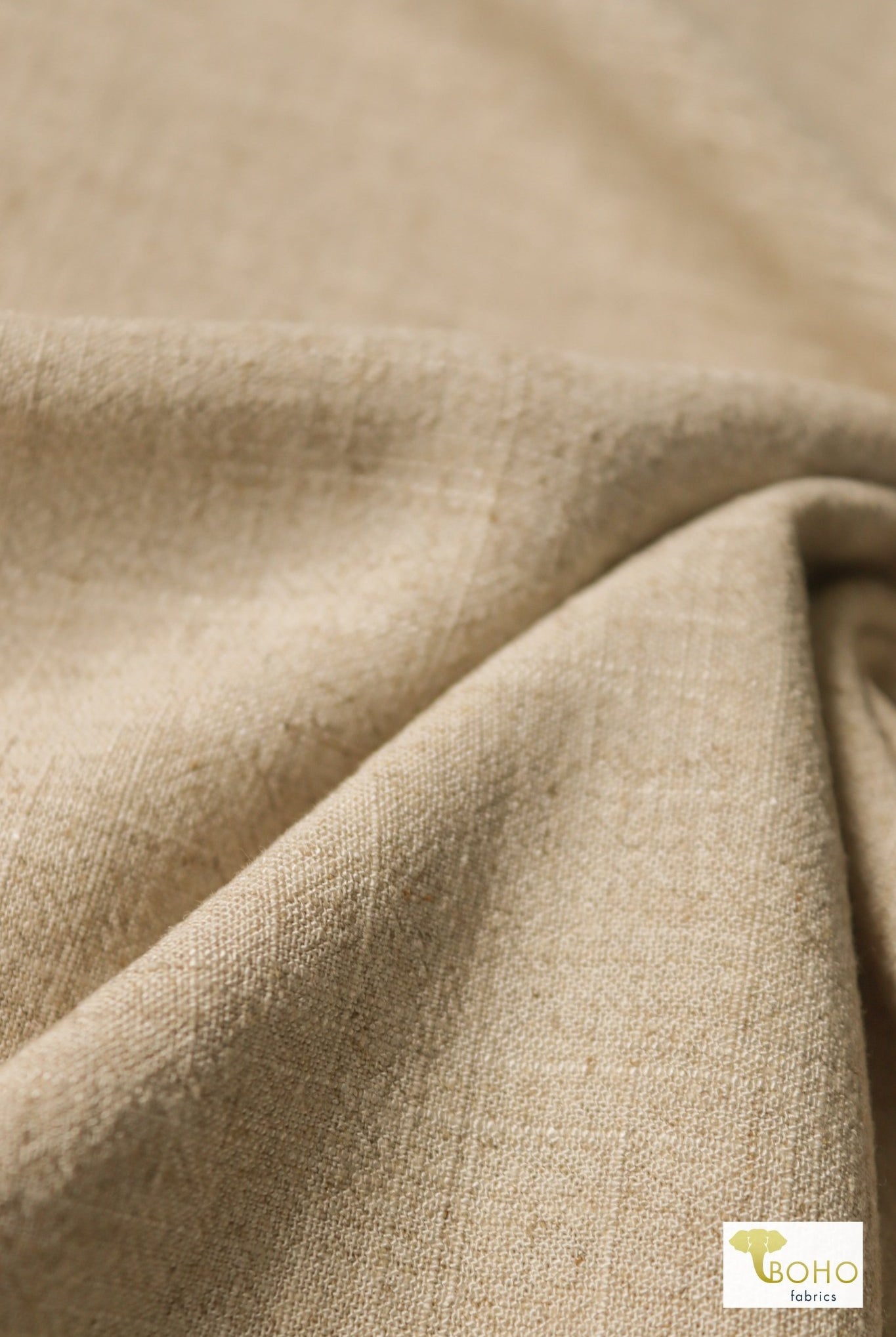 Flax Seed, Linen Woven - Boho Fabrics