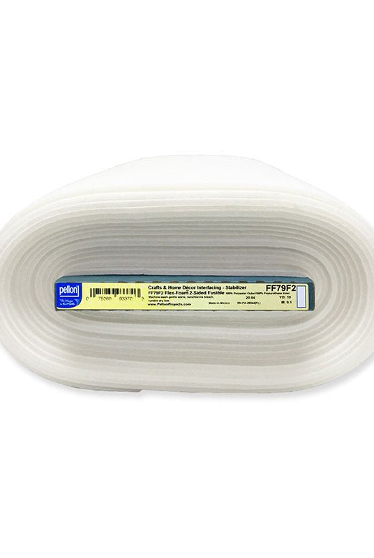 Flex Foam 2 - sided Fusible 20" - Price per yard - Boho Fabrics - Interfacing