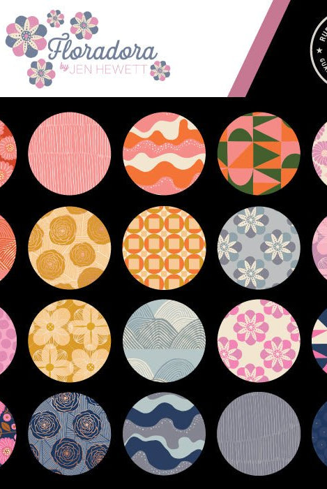 Floradora Butternut RS6026 11 Ruby Star1 - Boho Fabrics - Quilting Cotton, Woven