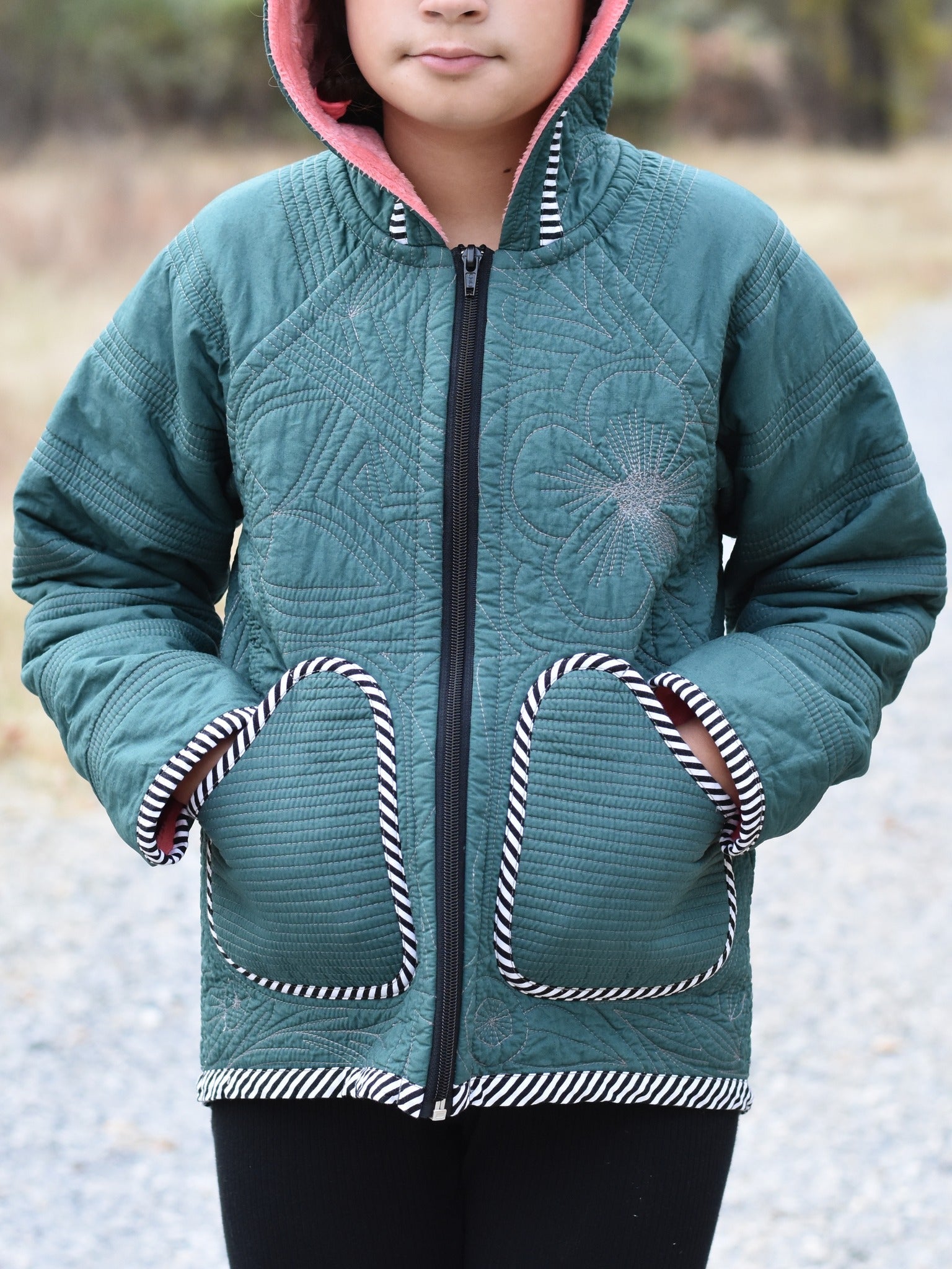 Forest Emerald Green, Cotton Sateen Woven Fabric - Boho Fabrics - Shirting, Woven