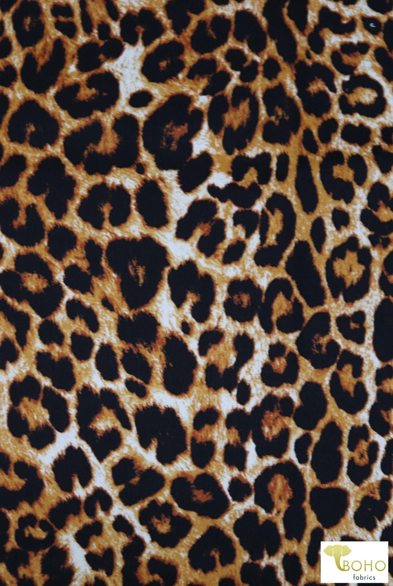Francine Leopard, Cotton Woven Twill Fabric. WVP-208 - Boho Fabrics