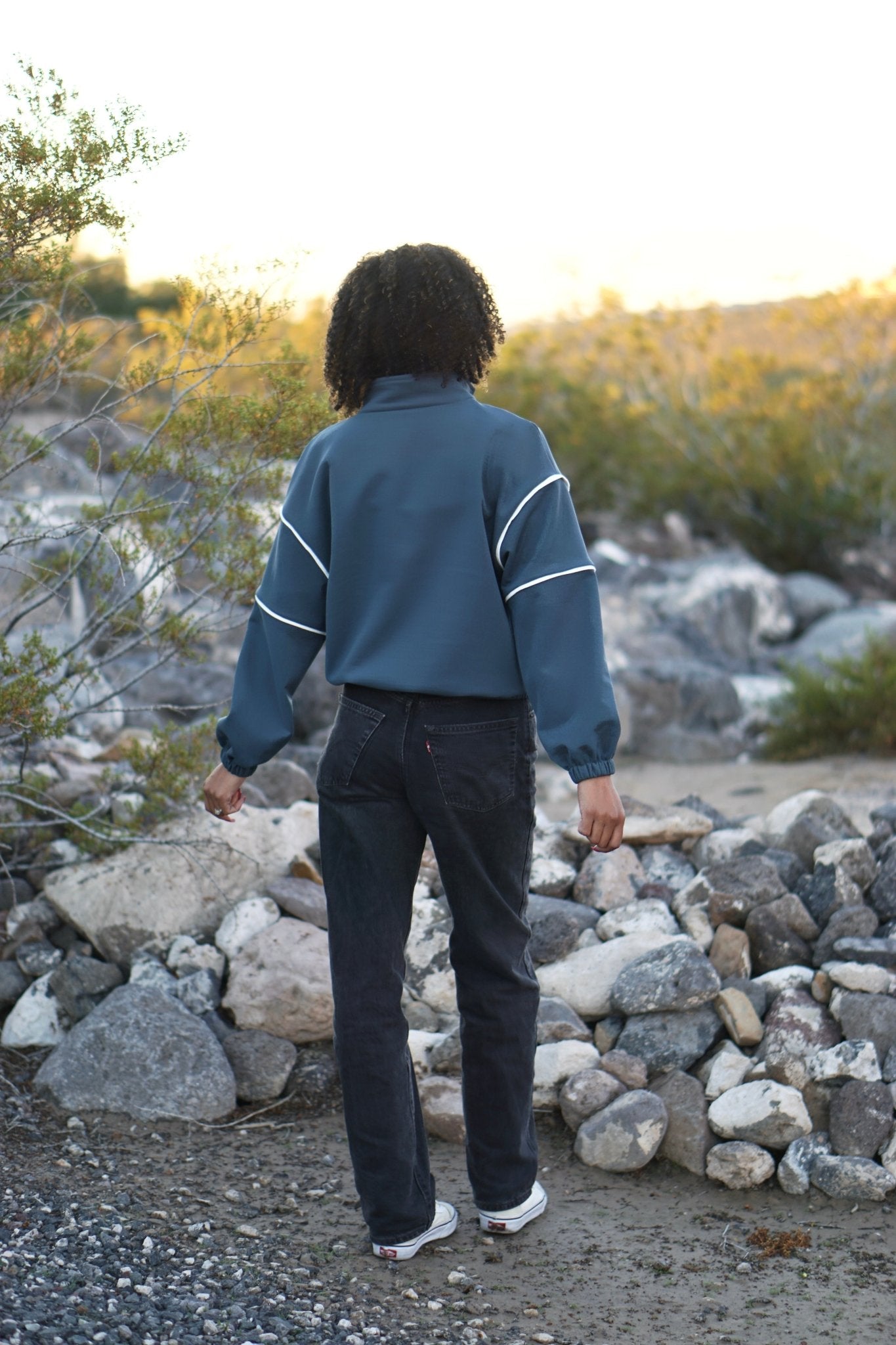 French Blue, Polartec Power Air. Insulating Eco - Friendly, Performance Knit Fabric - Boho Fabrics - Performance Fabrics