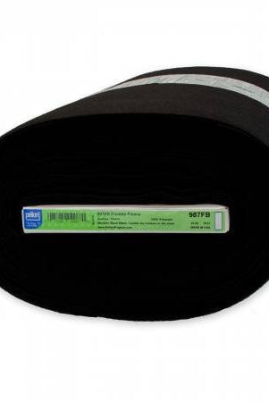 Fusible Fleece Pellon (987FB) 45in Black, Sold by the Yard. - Boho Fabrics - Interfacing
