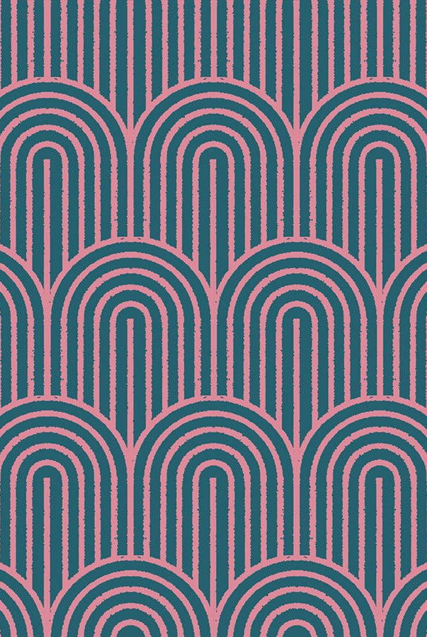 Geometry Canvas Galaxy RS5178 19L Ruby Star1 - Boho Fabrics - Canvas Fabric