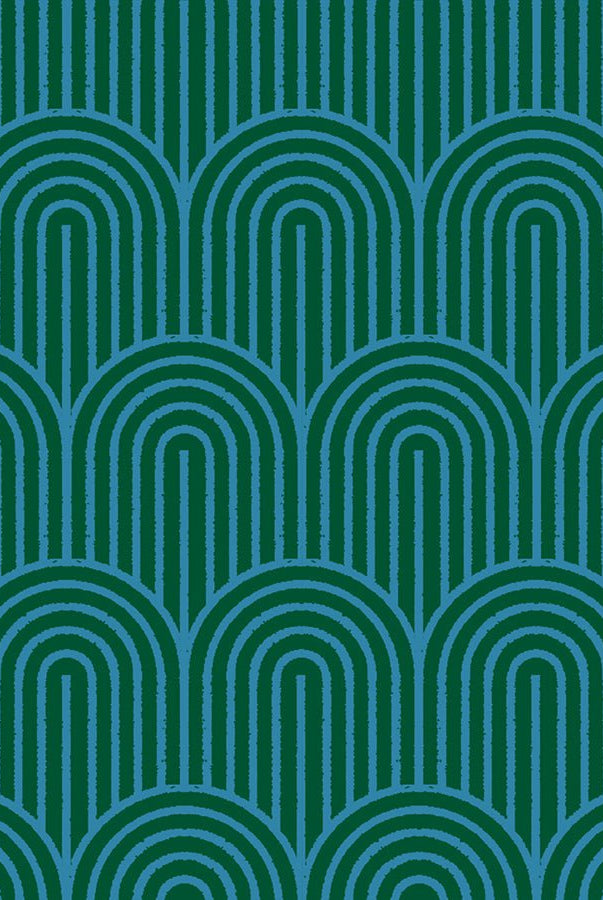 Geometry Canvas Jade RS5178 21L Ruby Star1 - Boho Fabrics - Canvas Fabric