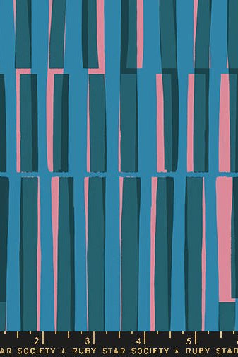 Geometry Chambray RS5170 14 Ruby Star1 - Boho Fabrics - Quilting Cotton, Woven